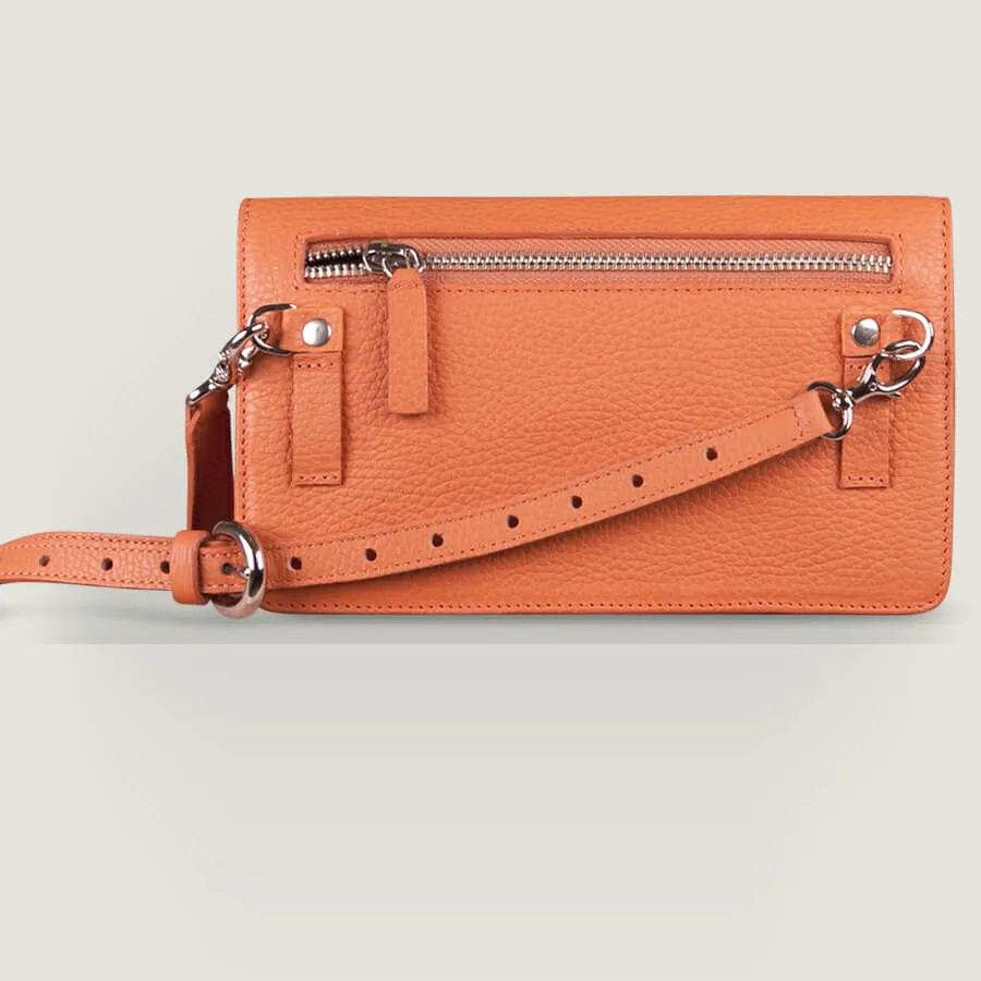 Alma Leather Clutch