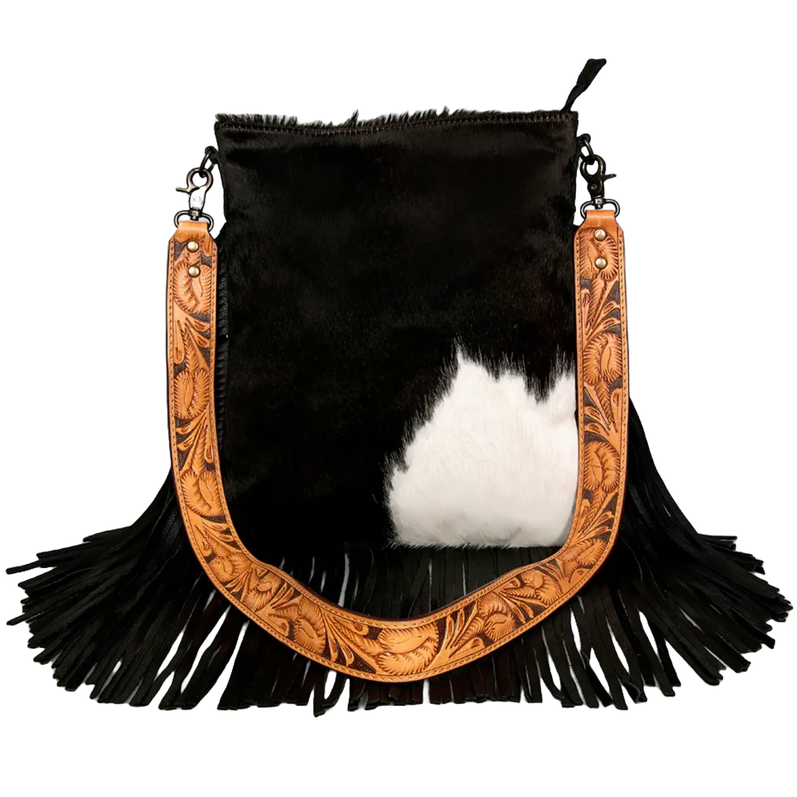 American Darling MESSENGER Cowhide Crossbody Bag ADBGS192BKW