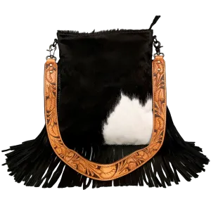 American Darling MESSENGER Cowhide Crossbody Bag ADBGS192BKW