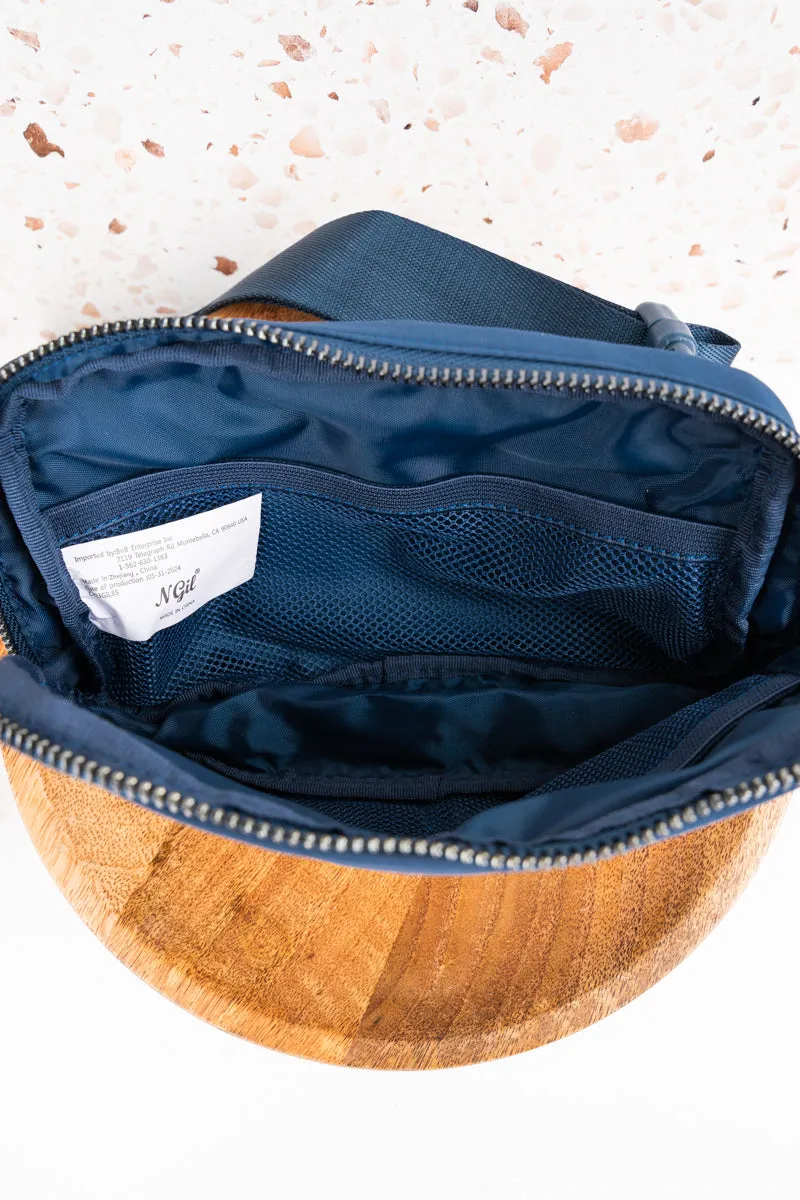 Blue Brooklyn Belt Bag