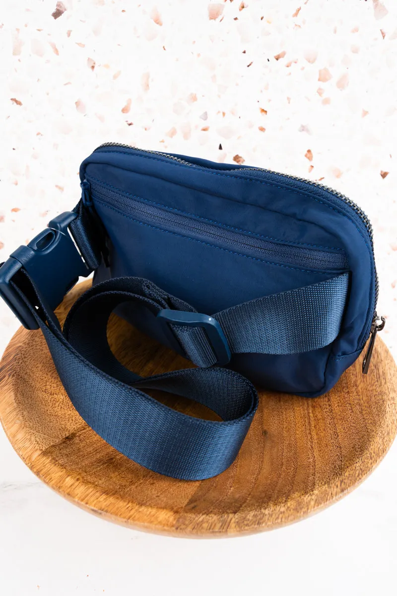 Blue Brooklyn Belt Bag