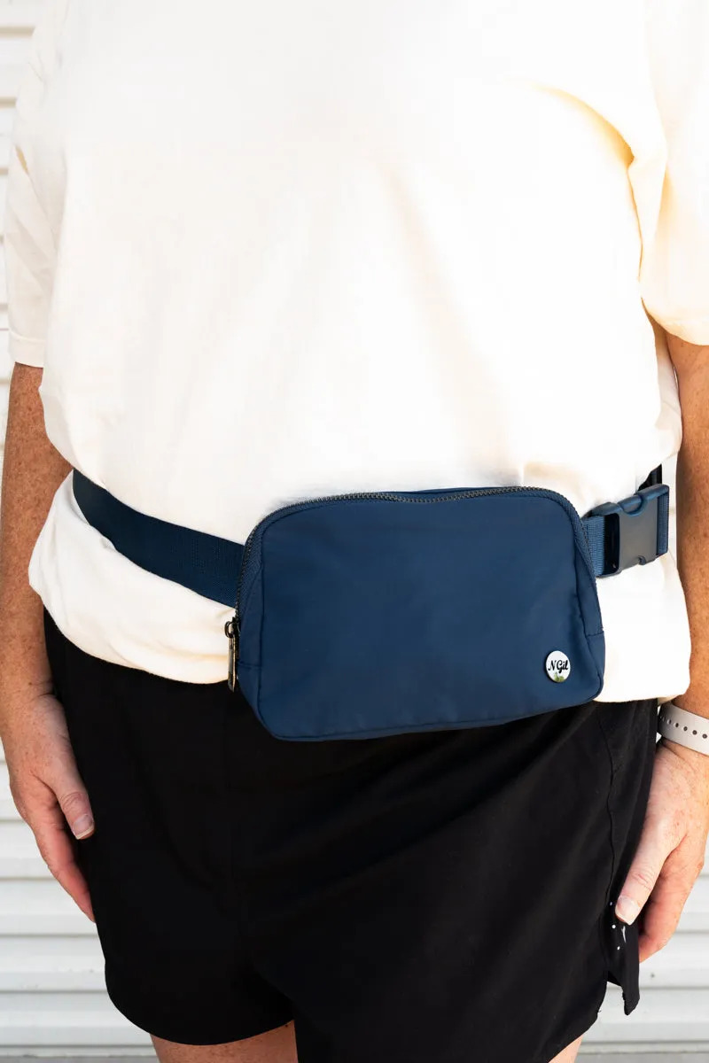 Blue Brooklyn Belt Bag