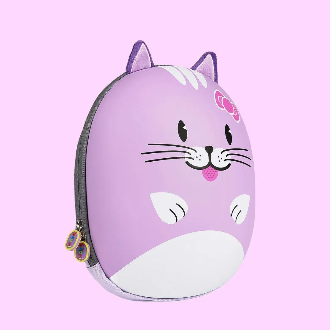 Boppi Tiny Trekker Kids Backpack 4 Litre - Purple Cat