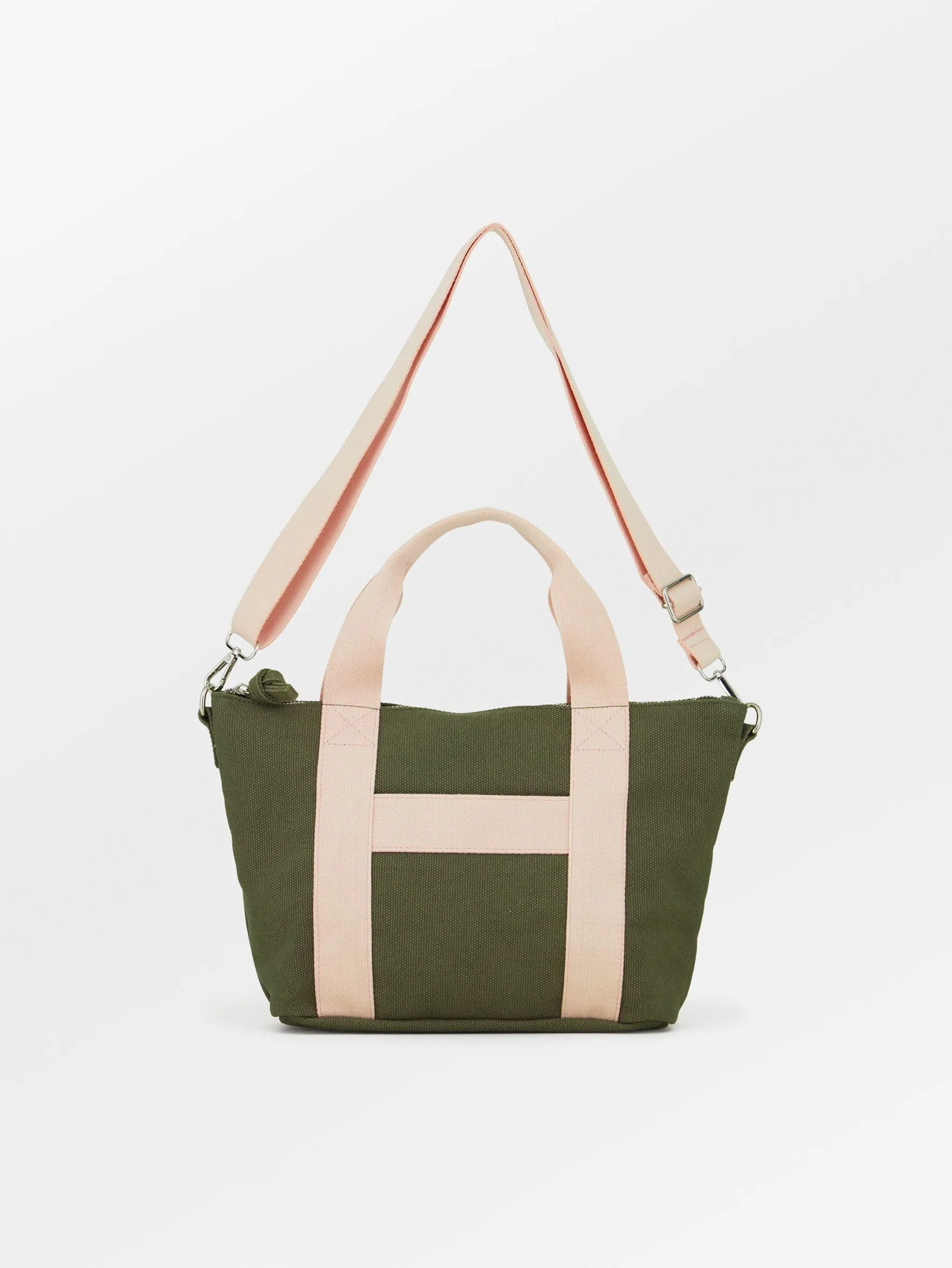 Canvas Berta Small Crossbody Bag - Green