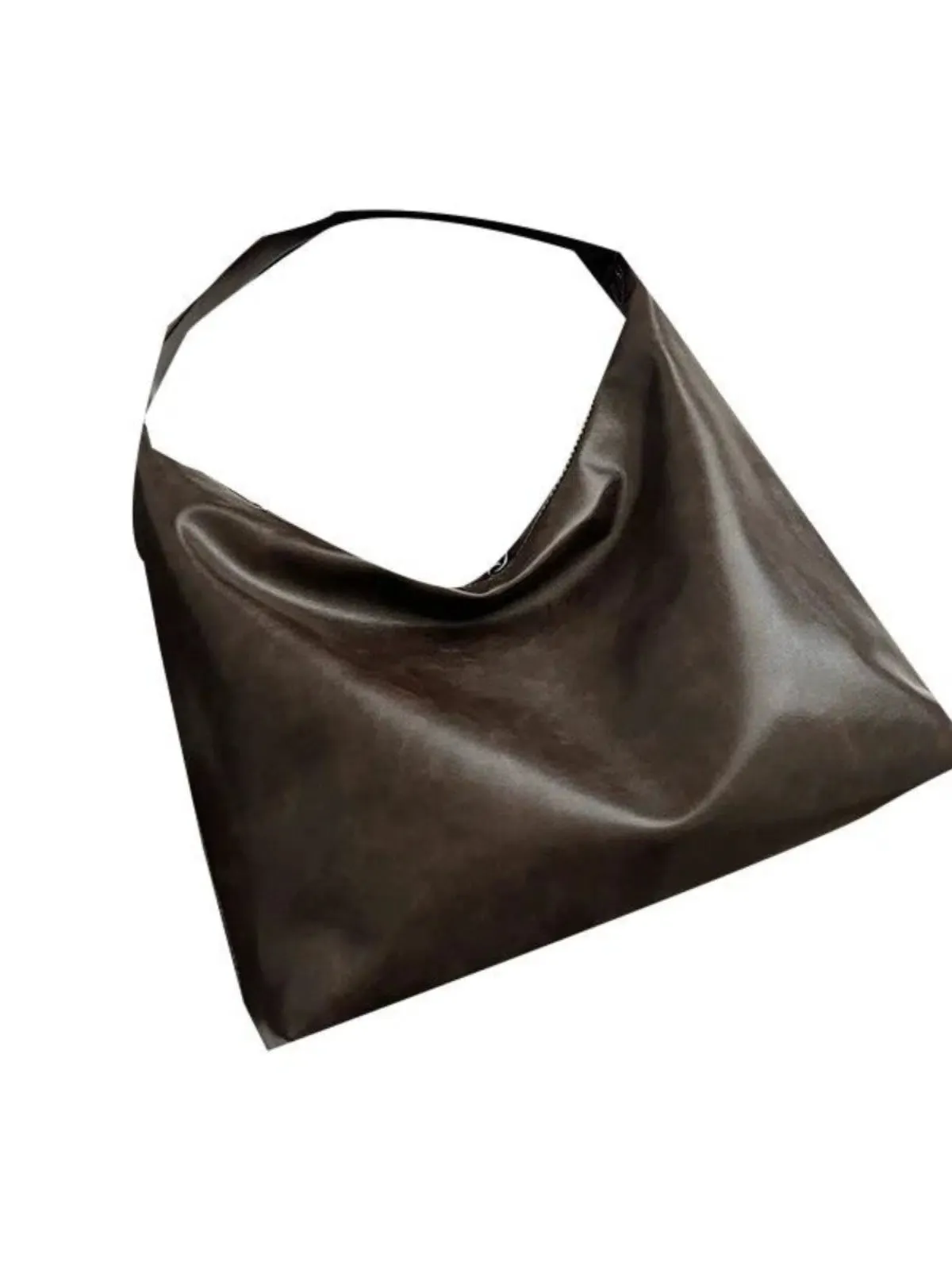 Casual Leather Shoulder Bag