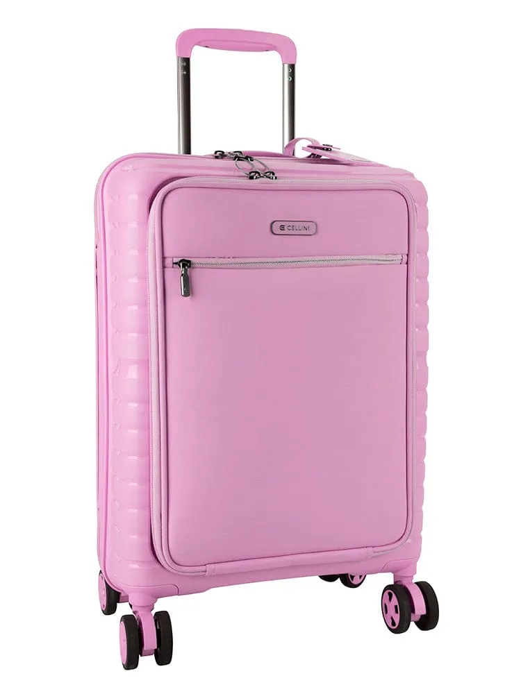 Cellini Bizlite Soft Front Trolley Case Pink