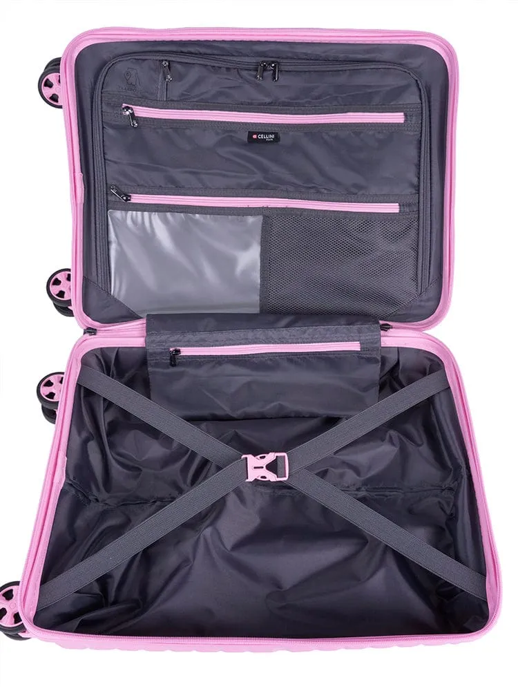 Cellini Bizlite Soft Front Trolley Case Pink