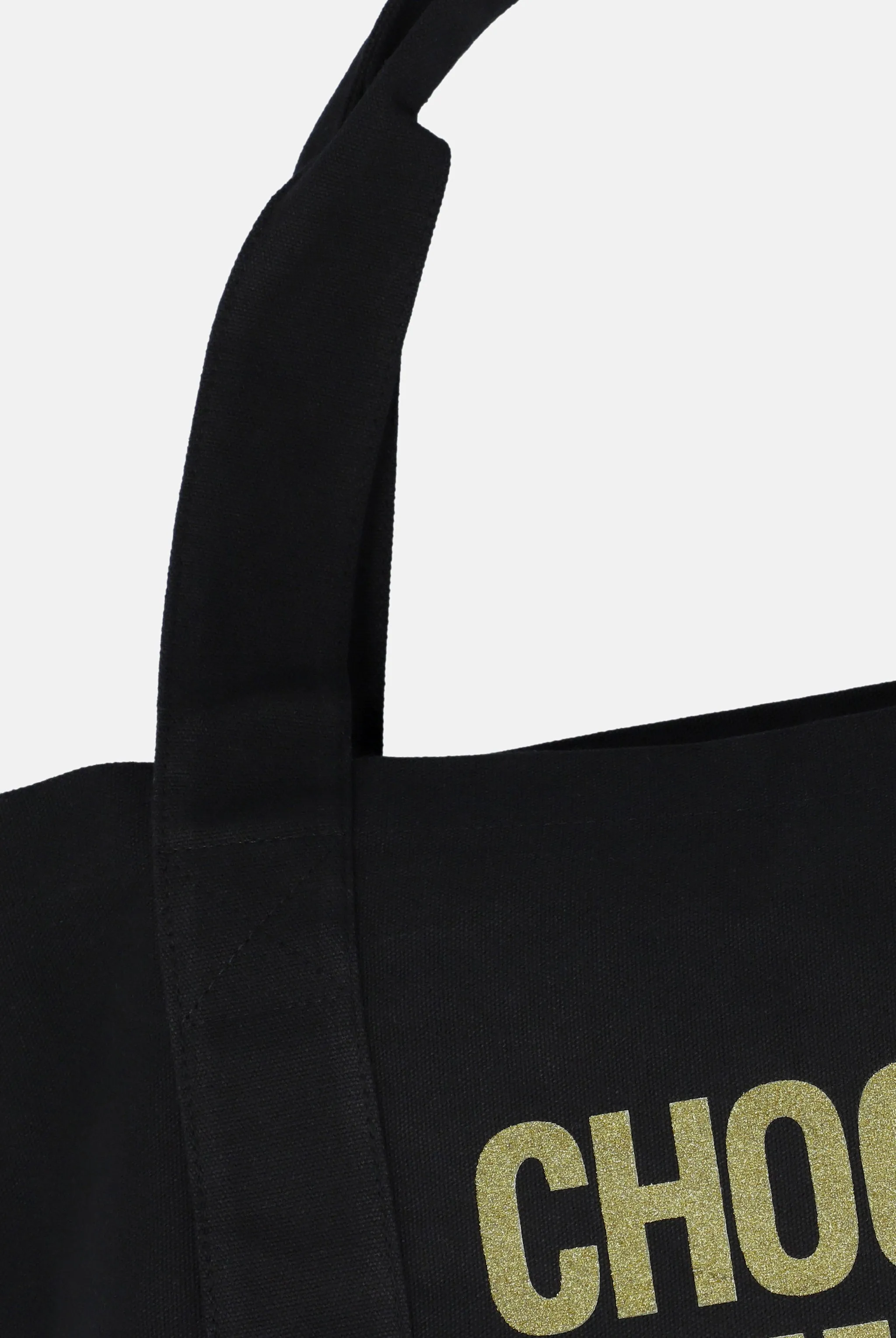 CHOOSE JUICY SLOGAN TOTE BAG