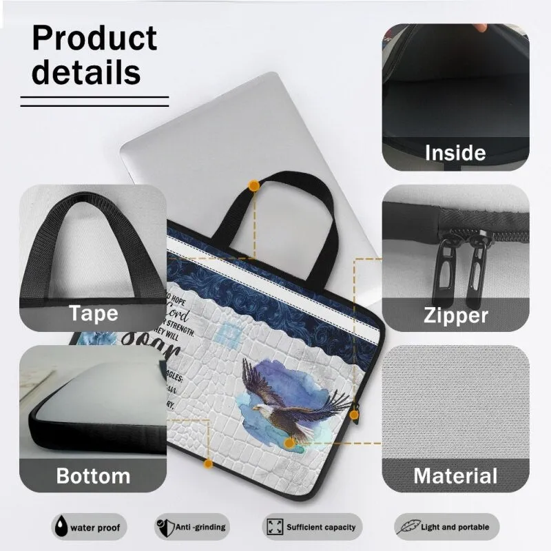 Christianartbag Laptop Bag, Those Who Hope In The Lord Laptop Bag, Personalized Laptop Bag, Laptop Bag, CABLTB01180823.