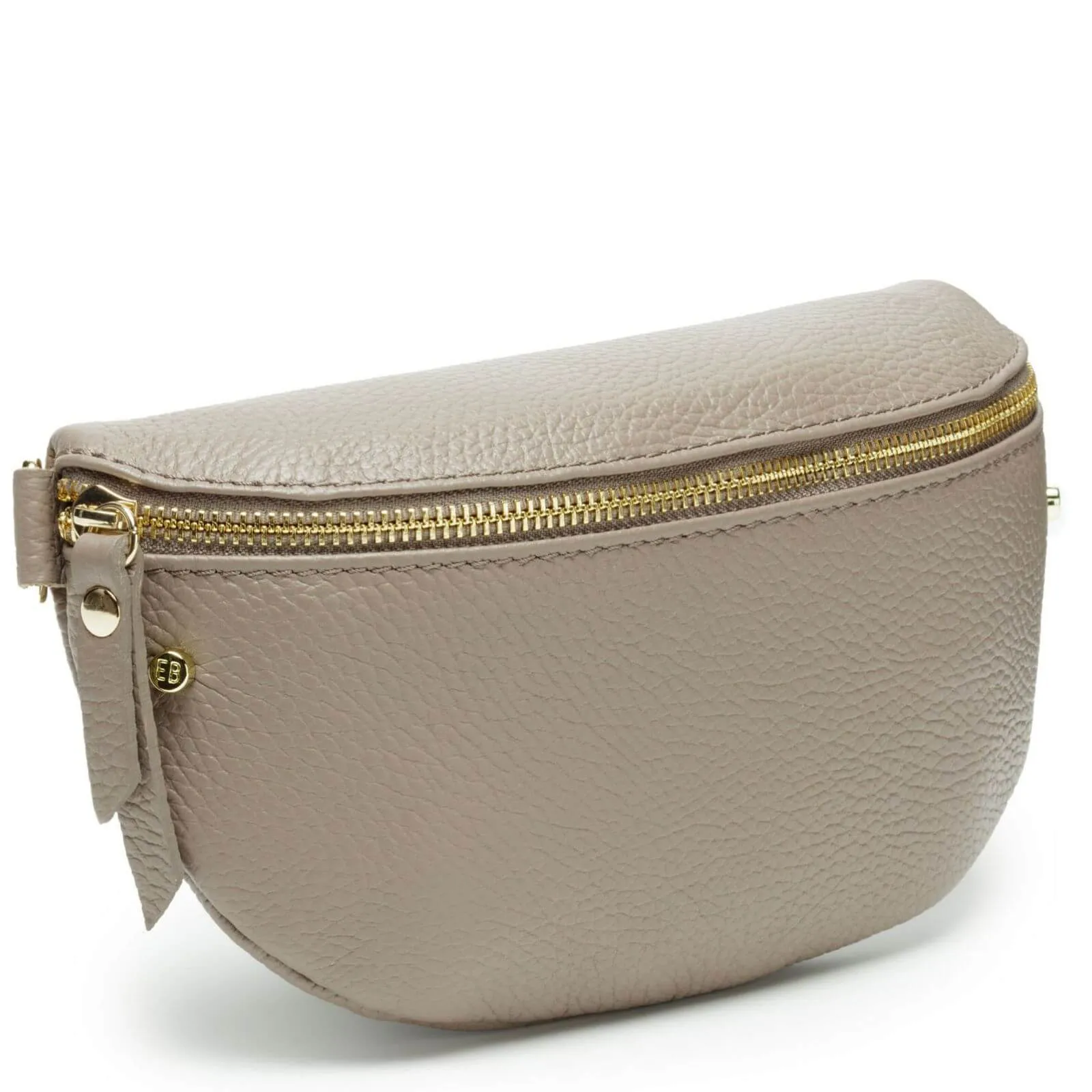 Elie Beaumont Mink Grey Leather Sling Bag