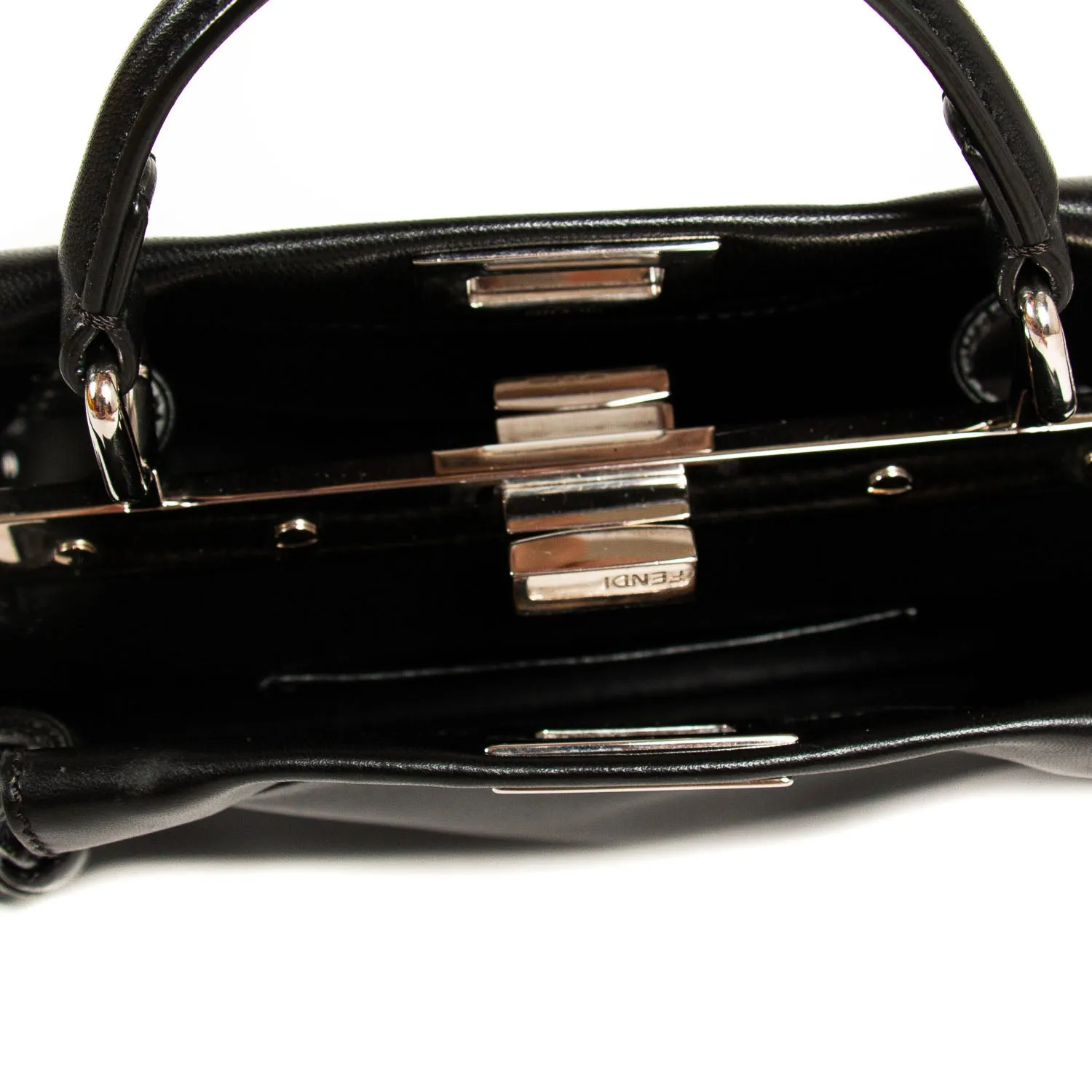 Fendi Peekaboo Iconic Braided Mini Bag