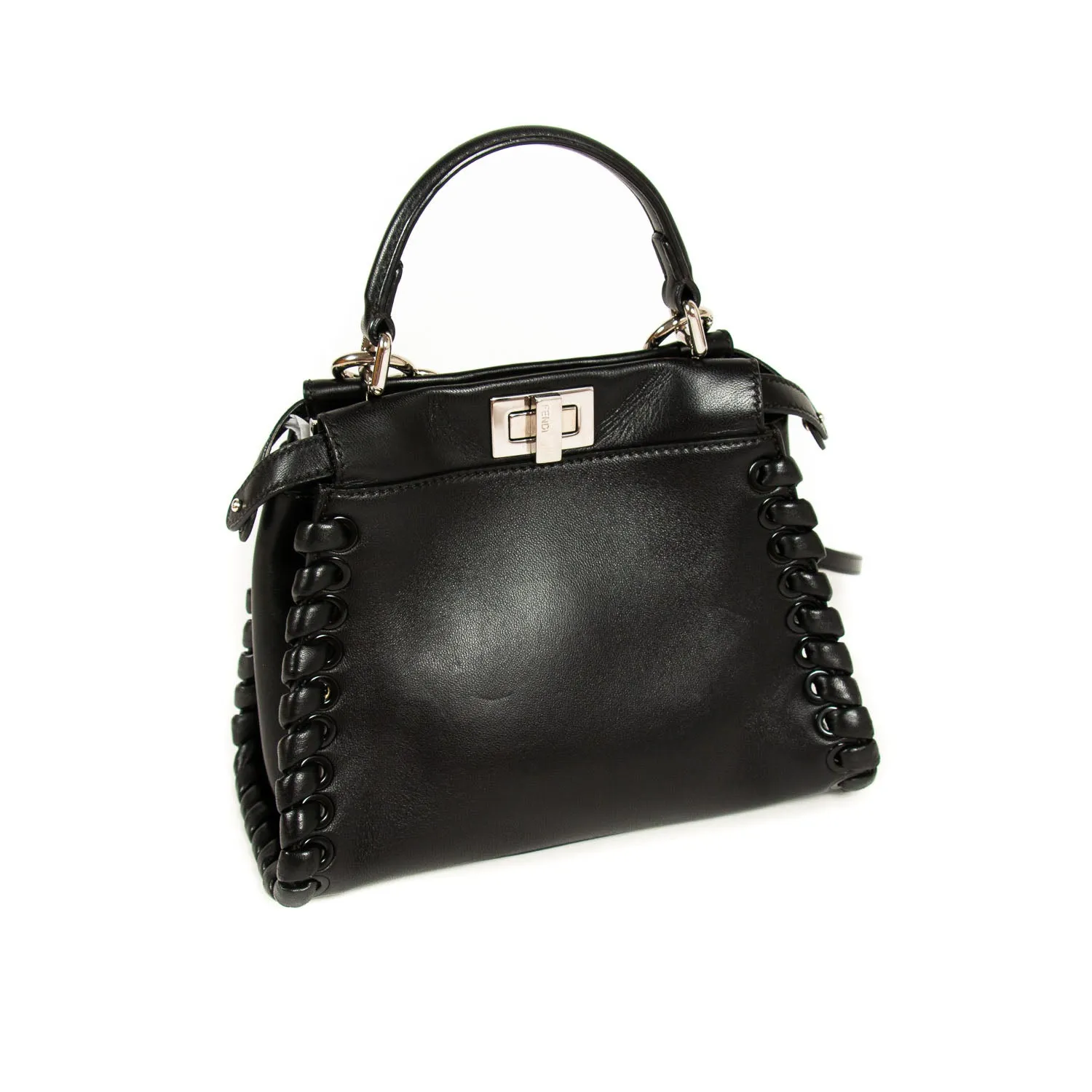 Fendi Peekaboo Iconic Braided Mini Bag