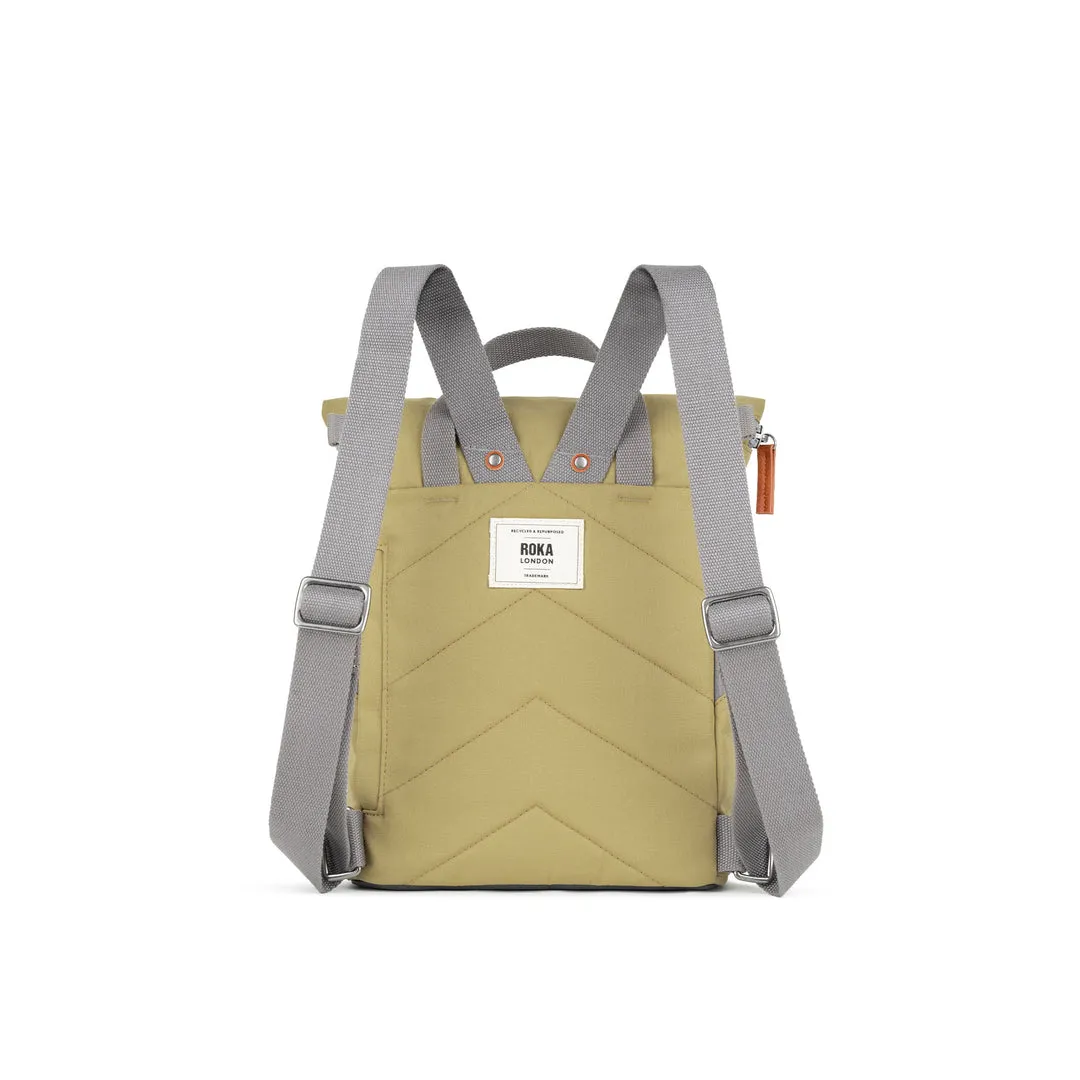 FINCHLEY A KHAKI RECYCLED CANVAS MEDIUM