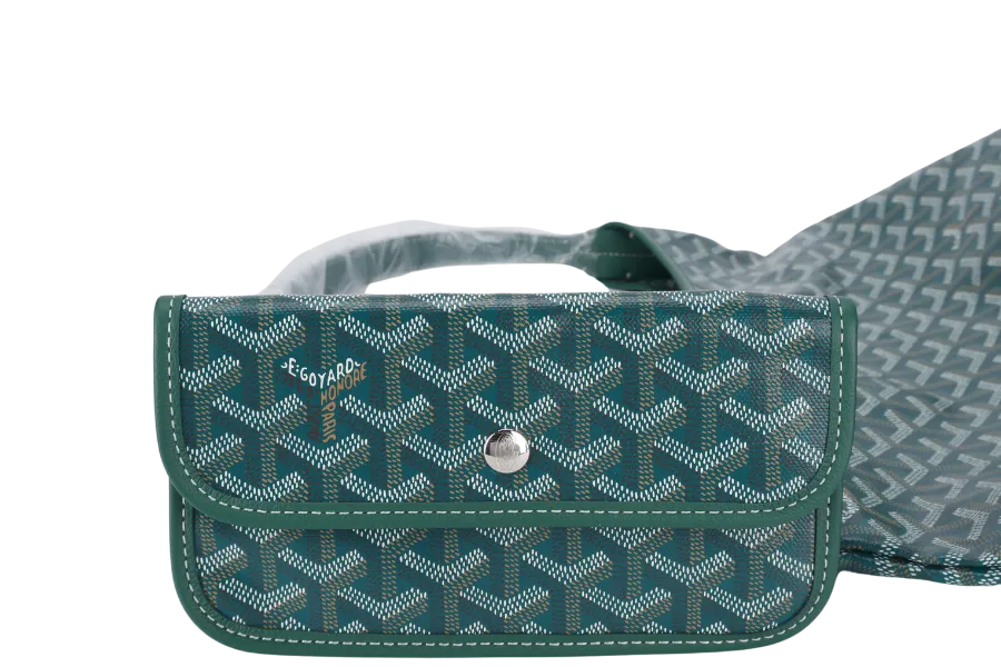 GOYARD BOHEME HOBO GREEN WITH SMALL POUCH AND DUST COVER