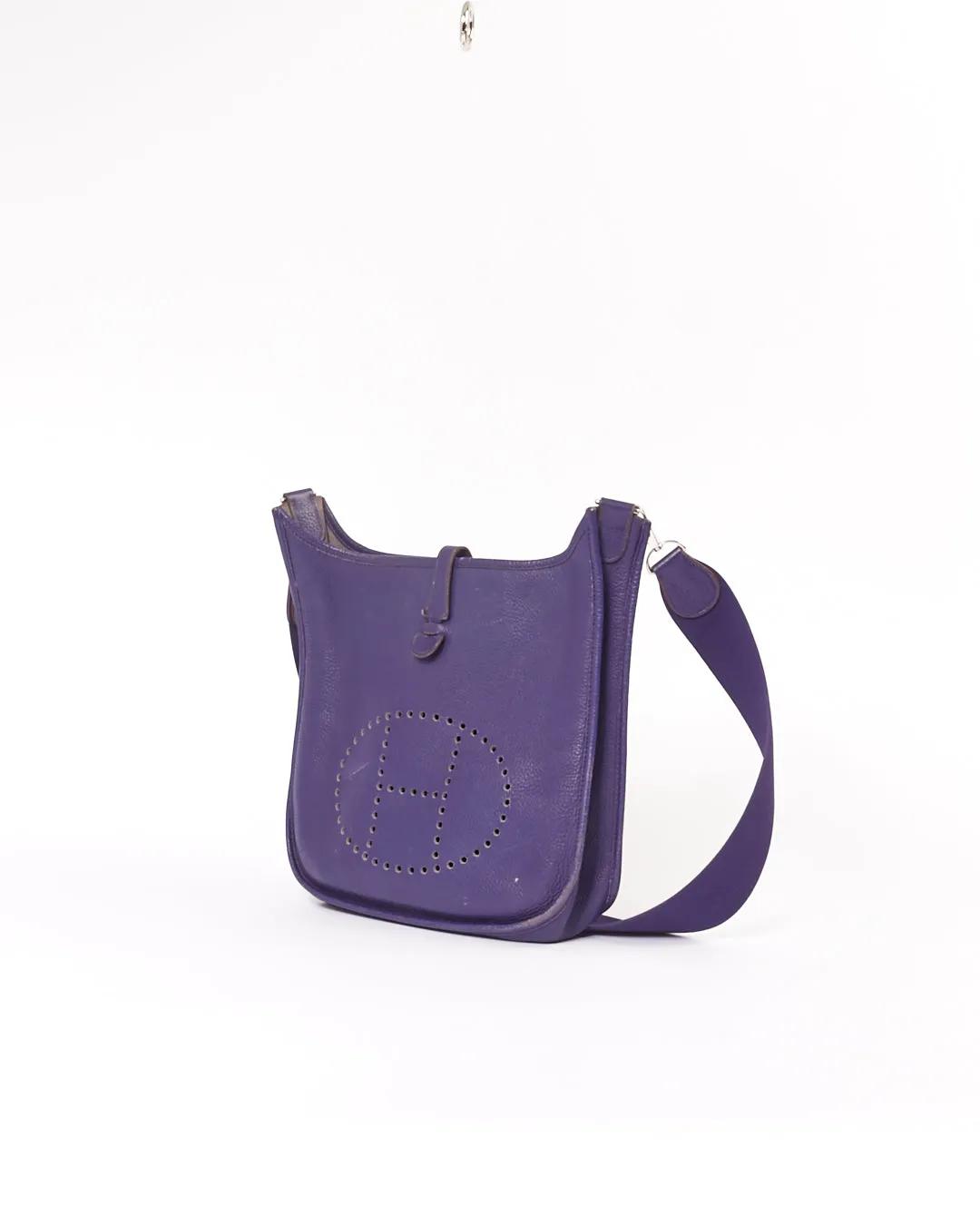 Hermes Purple Togo I Series PM 29 Crossbody Bag