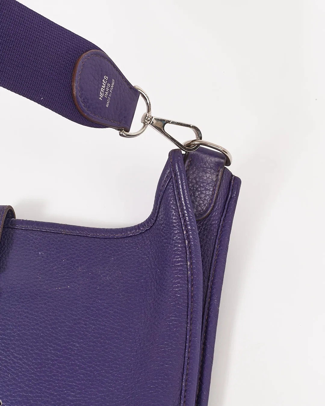 Hermes Purple Togo I Series PM 29 Crossbody Bag