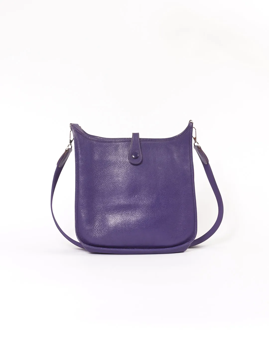 Hermes Purple Togo I Series PM 29 Crossbody Bag