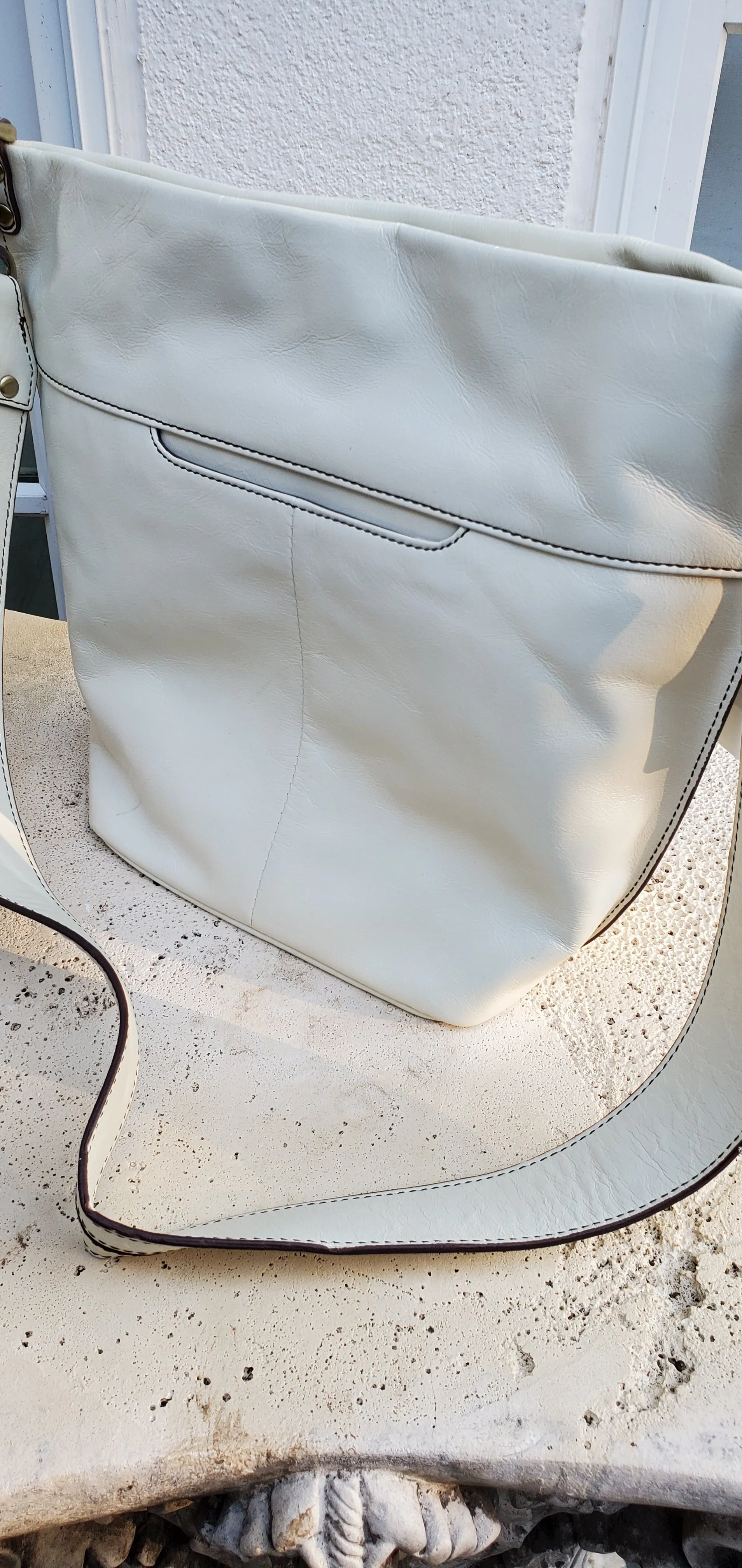 HOBO "Flare" Shoulder Bag in Latte