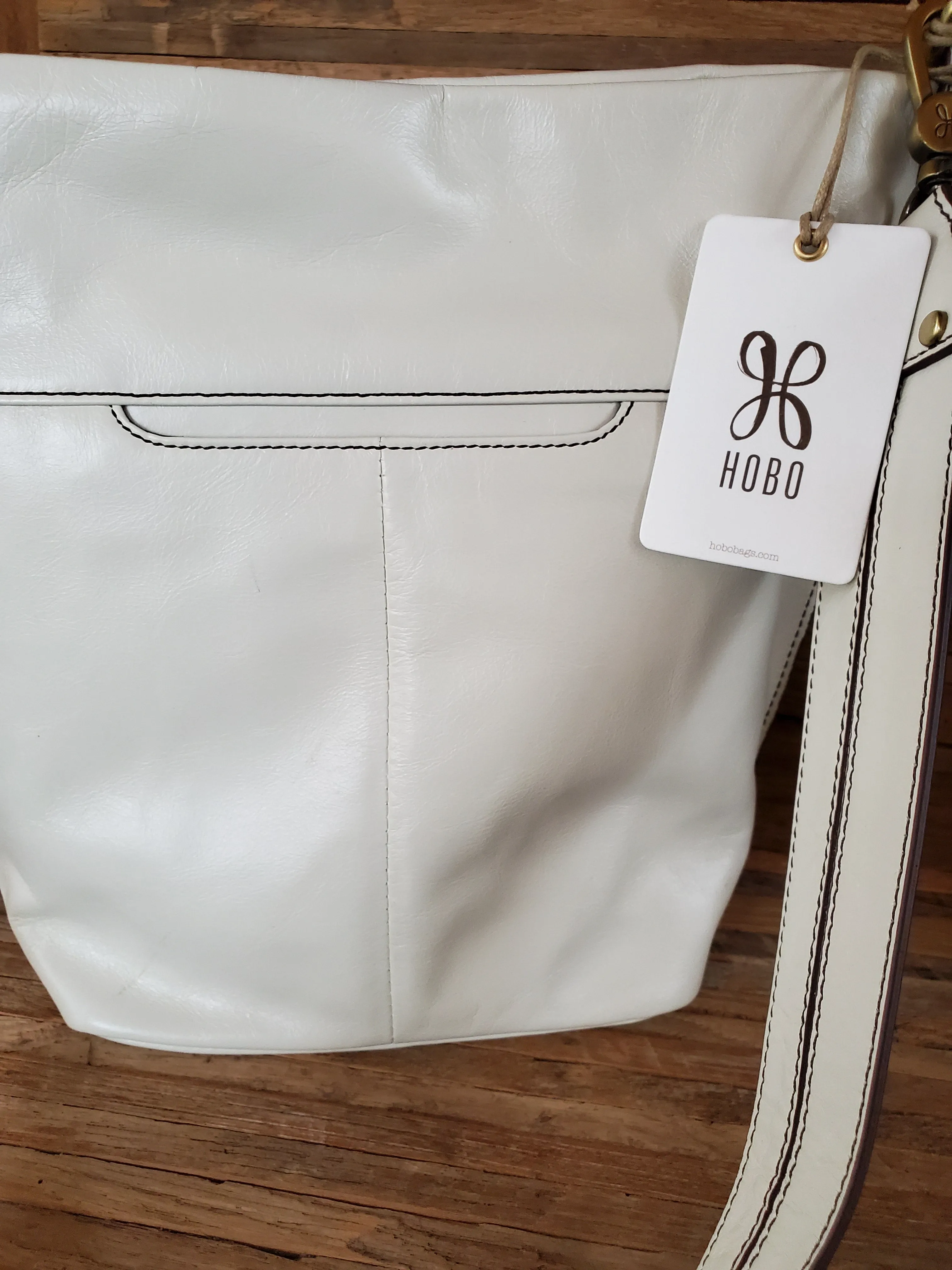 HOBO "Flare" Shoulder Bag in Latte