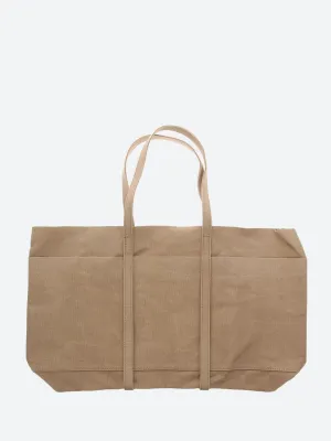 Large Washed Canvas Tote