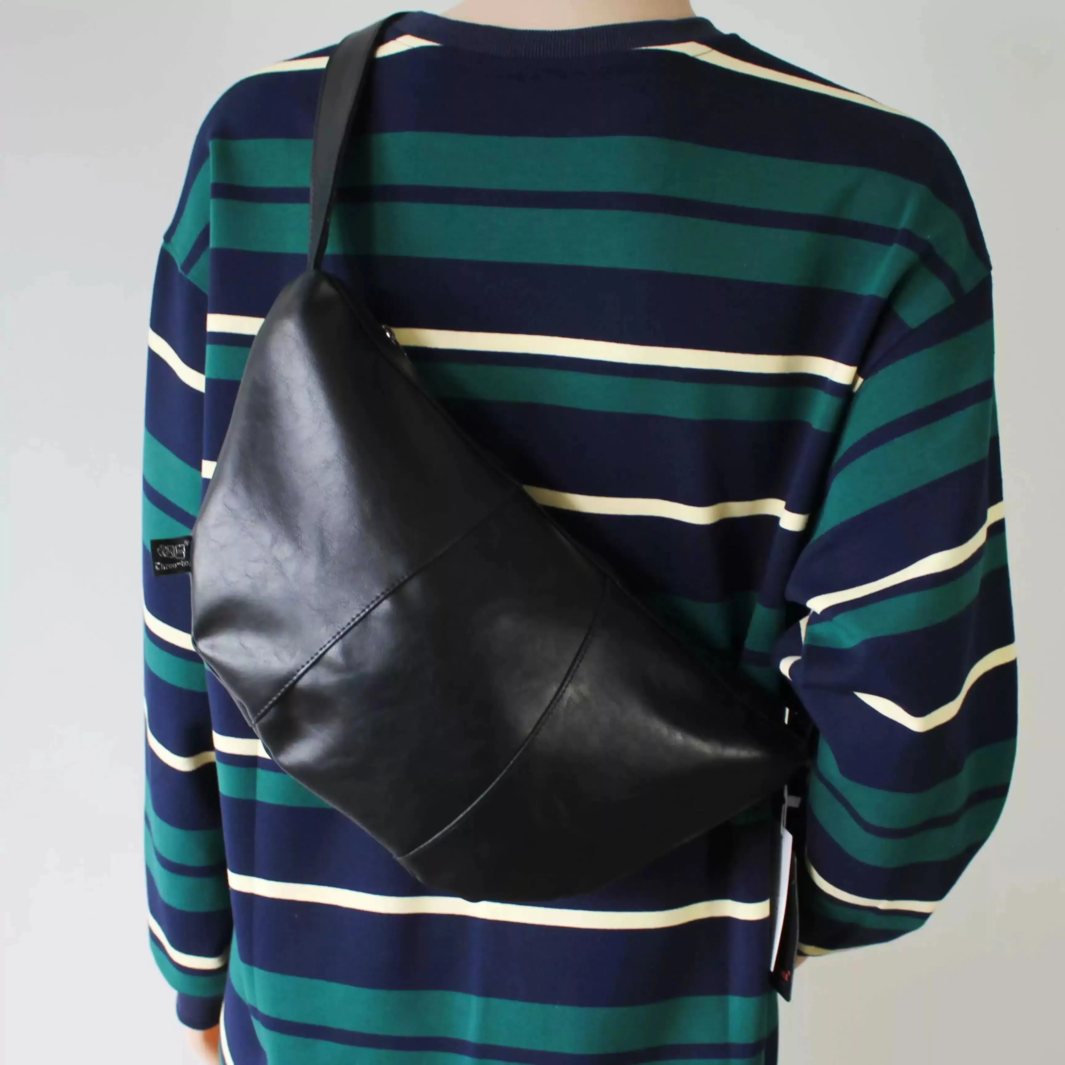 Leather Crossbody Hobo Bag