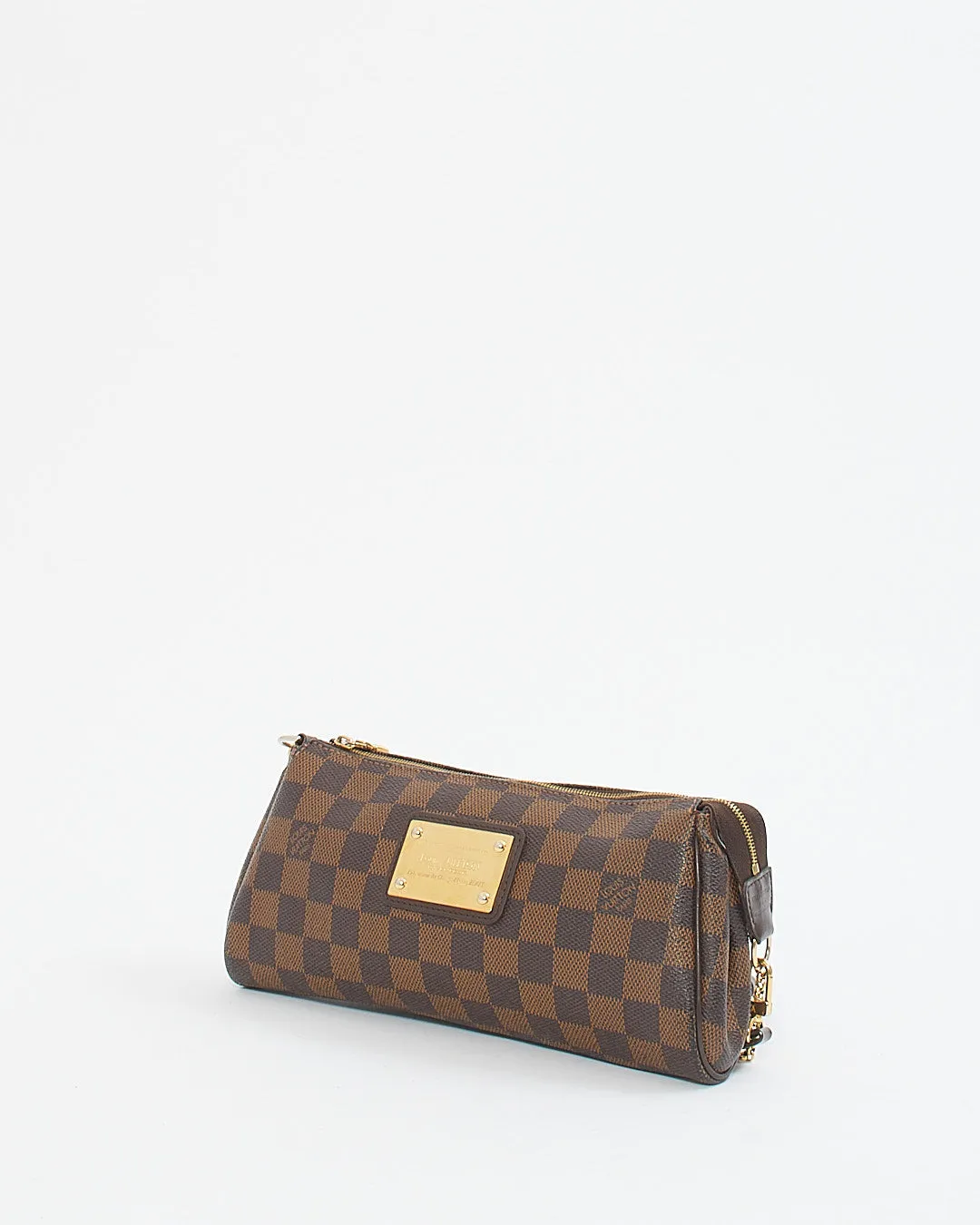 Louis Vuitton Damier Ebene Canvas Eva Pochette Crossbody Bag