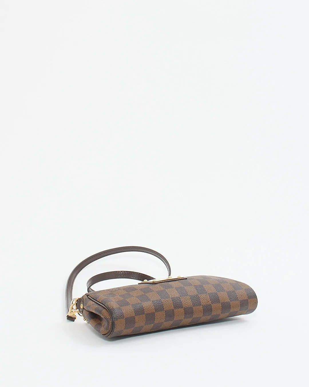 Louis Vuitton Damier Ebene Canvas Eva Pochette Crossbody Bag