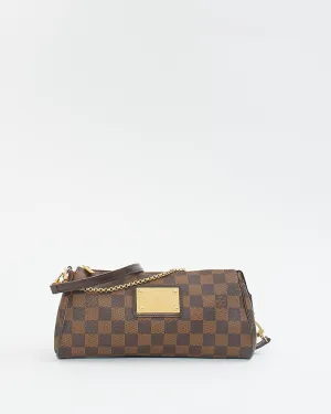 Louis Vuitton Damier Ebene Canvas Eva Pochette Crossbody Bag