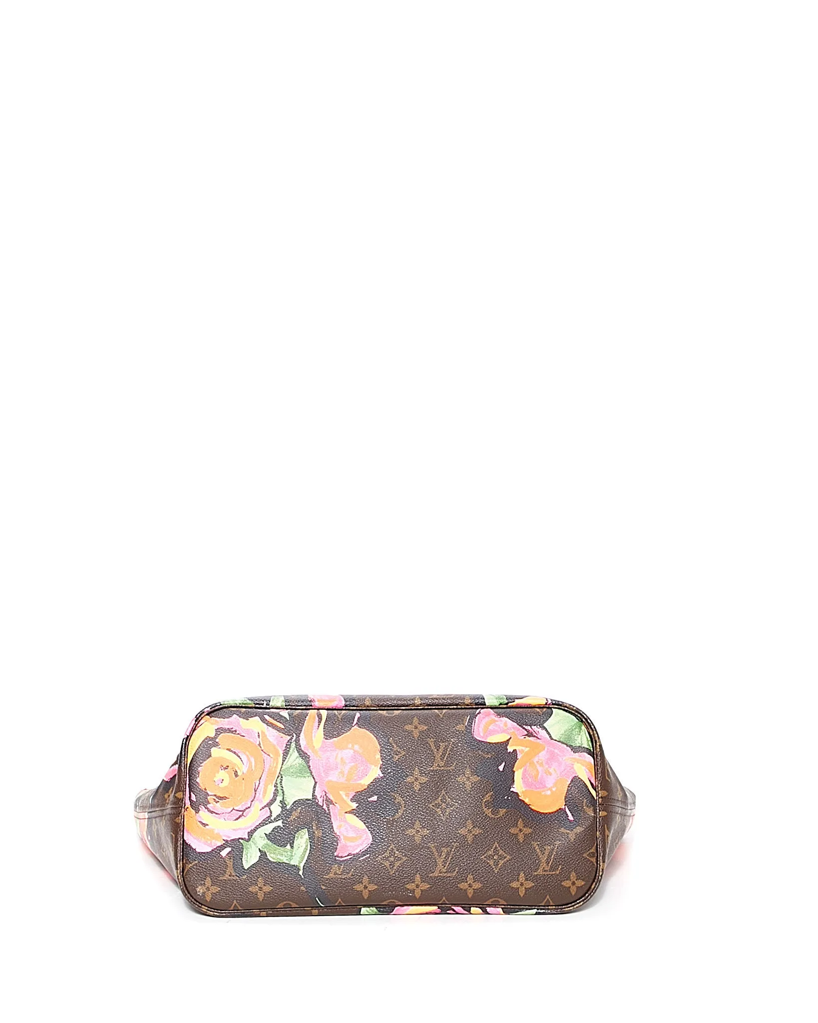 Louis Vuitton Monogram Roses Canvas Neverfull Tote Bag