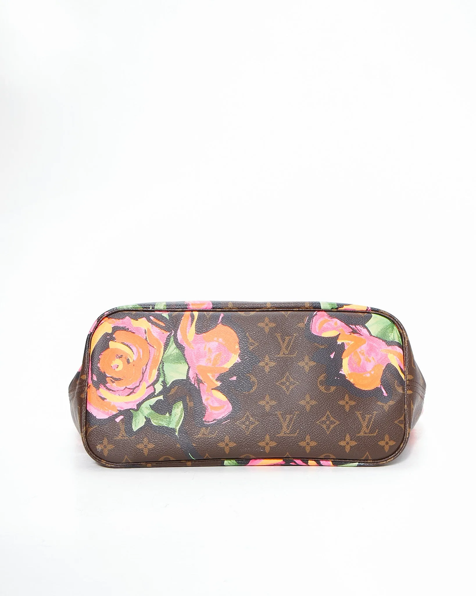 Louis Vuitton Monogram Roses Canvas Neverfull Tote Bag