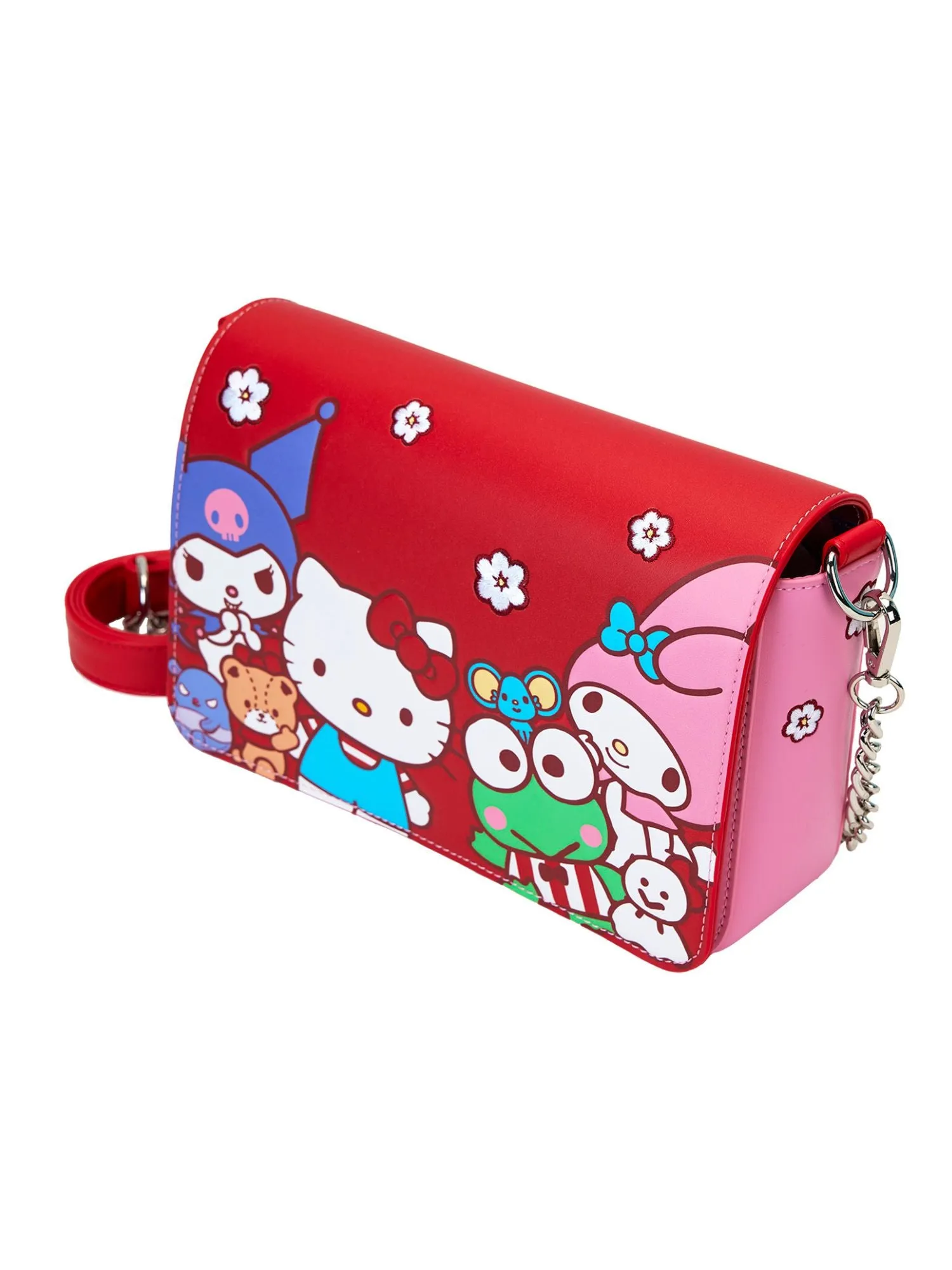 Loungefly x Sanrio Hello Kitty & Friends Crossbody Purse Color Block Bag