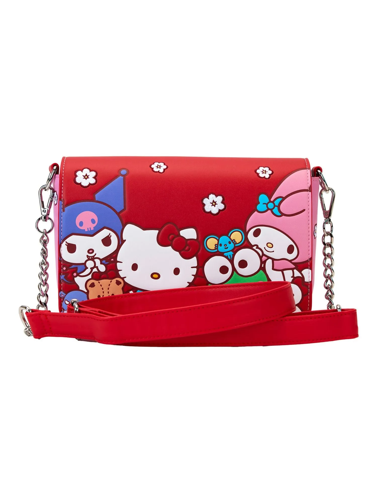 Loungefly x Sanrio Hello Kitty & Friends Crossbody Purse Color Block Bag