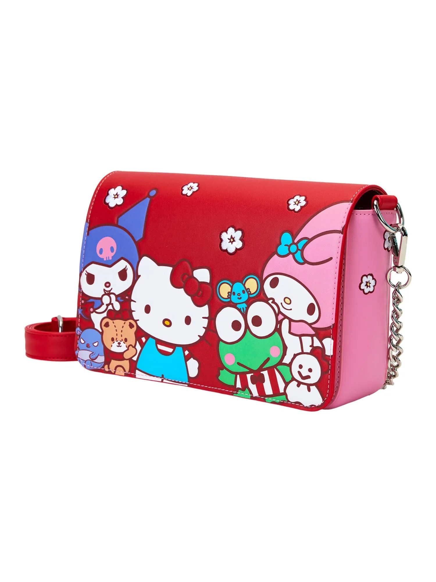 Loungefly x Sanrio Hello Kitty & Friends Crossbody Purse Color Block Bag