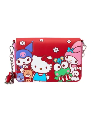 Loungefly x Sanrio Hello Kitty & Friends Crossbody Purse Color Block Bag