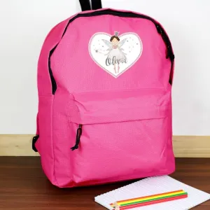 Personalised Fairy Princess Pink Backpack