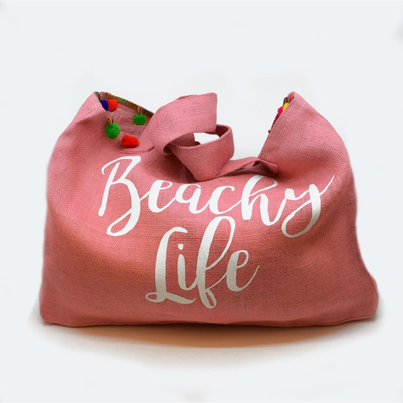 Pink Vacation Tote Bag