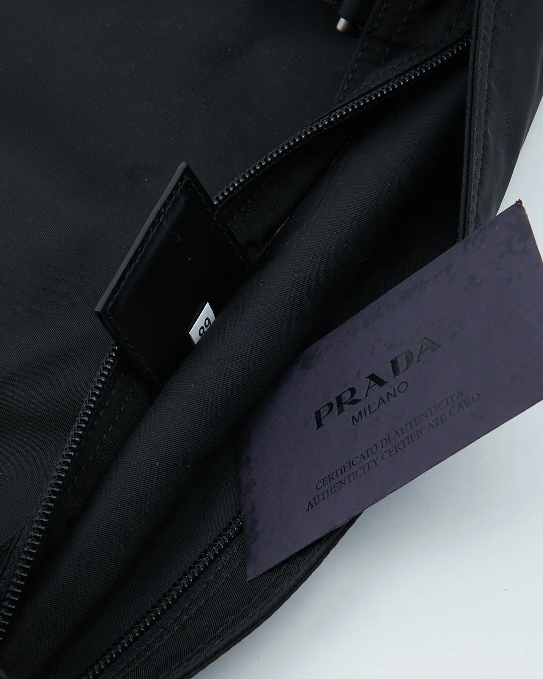 Prada Black Nylon Tessuto Messenger Bag