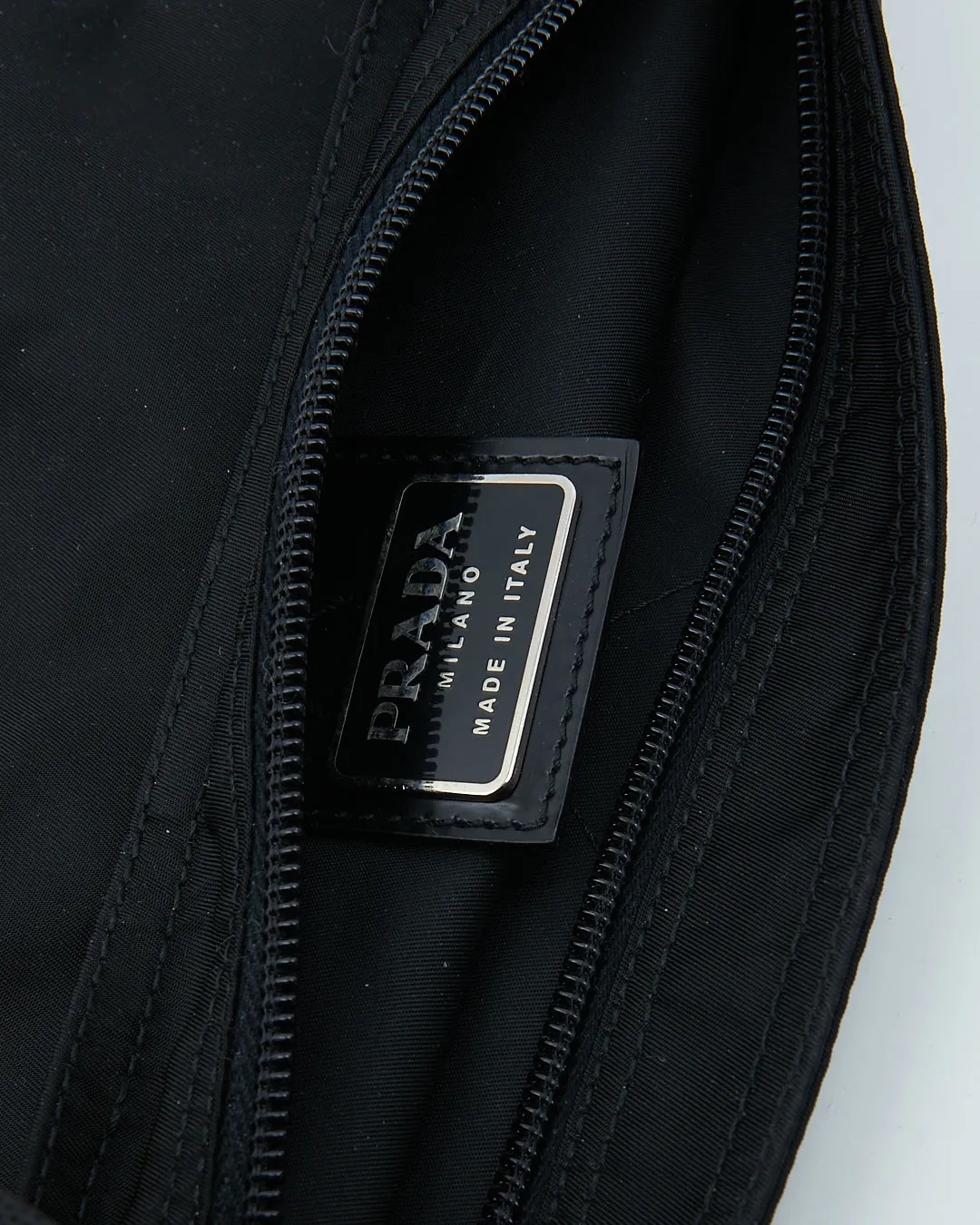 Prada Black Nylon Tessuto Messenger Bag