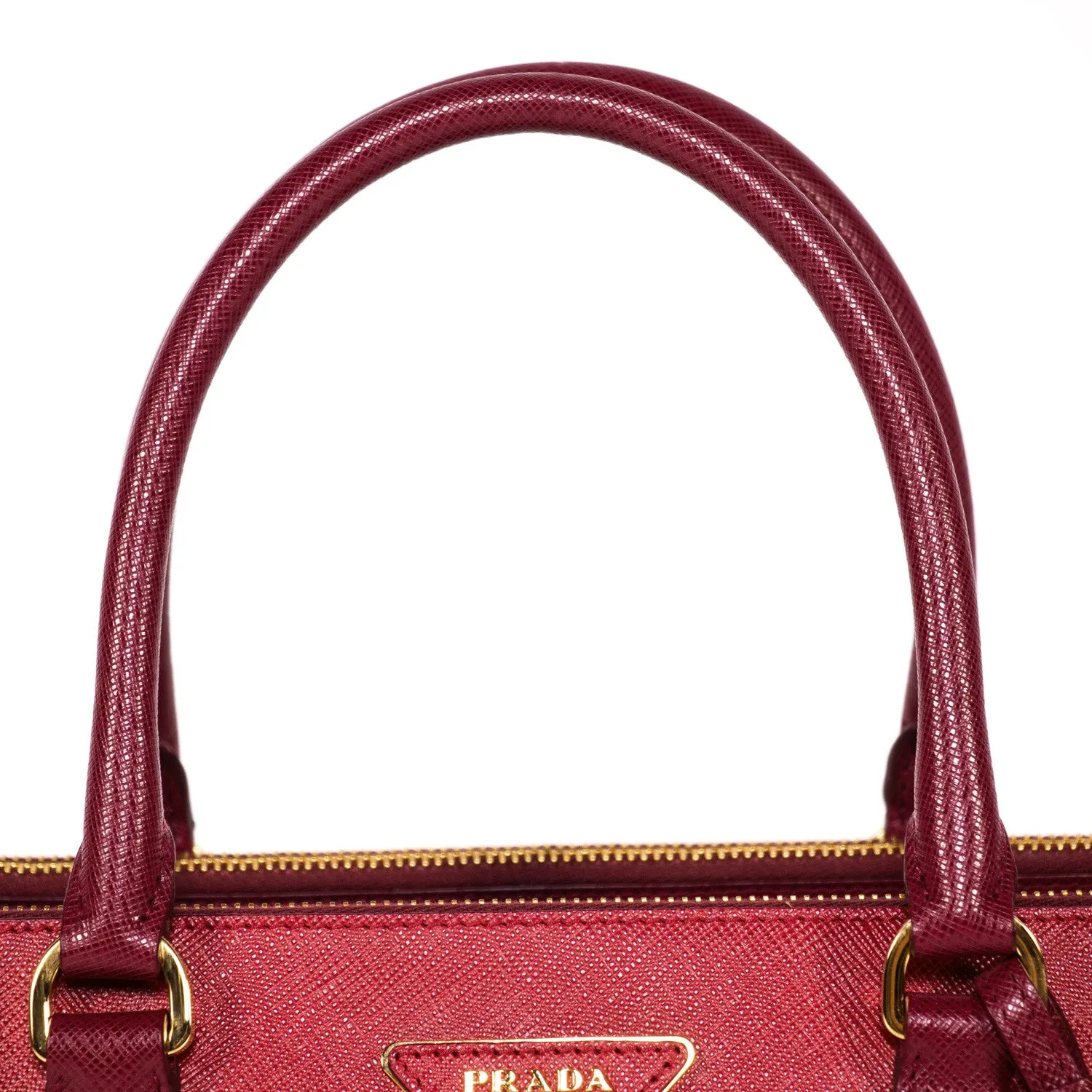 Prada Large Saffiano Double Zip Tote