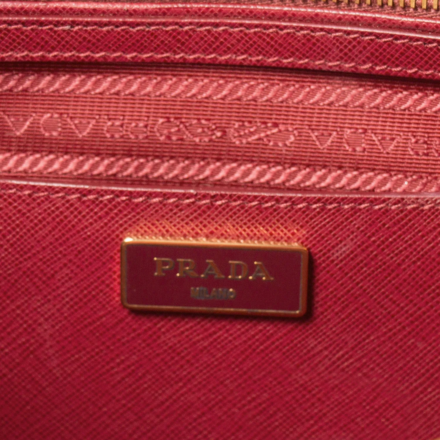 Prada Large Saffiano Double Zip Tote