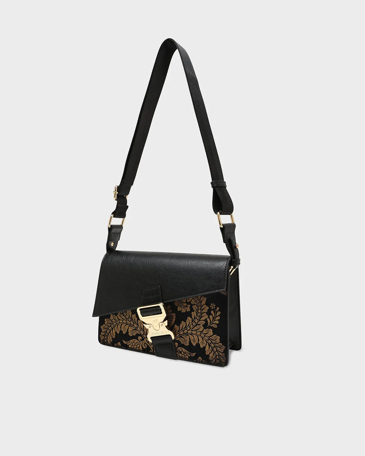 Royalty Messenger Bag in Black