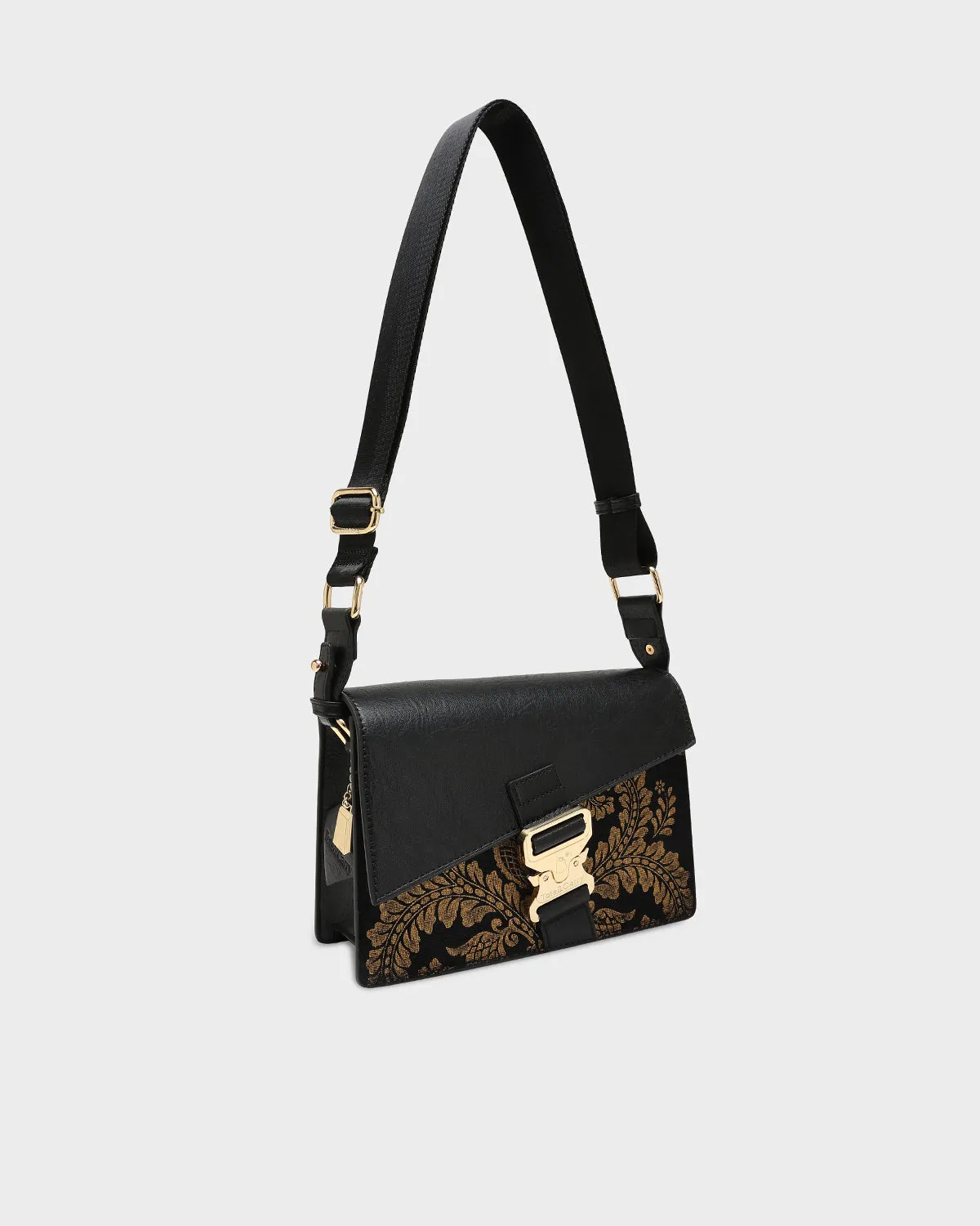 Royalty Messenger Bag in Black