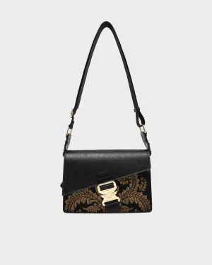 Royalty Messenger Bag in Black