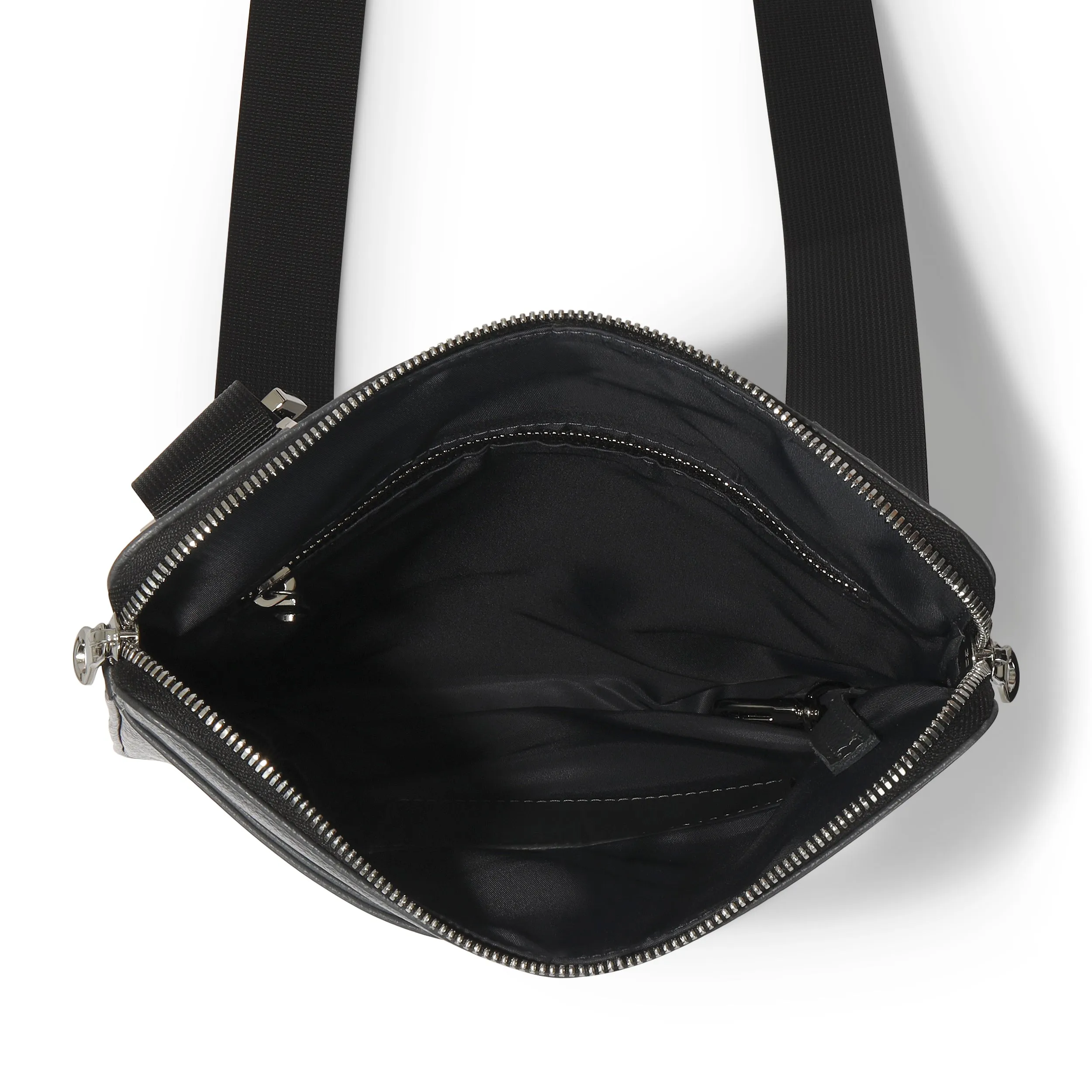 Sporty Messenger - Black Pebble