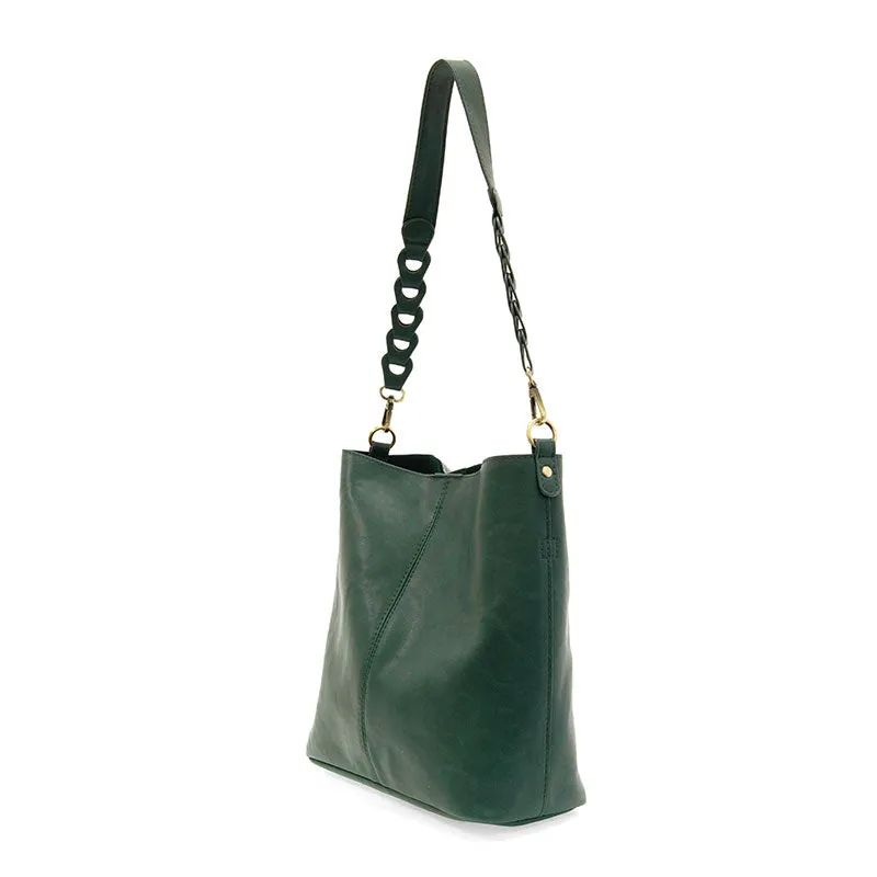 Tessa Convertible Hobo with Link Shoulder Strap