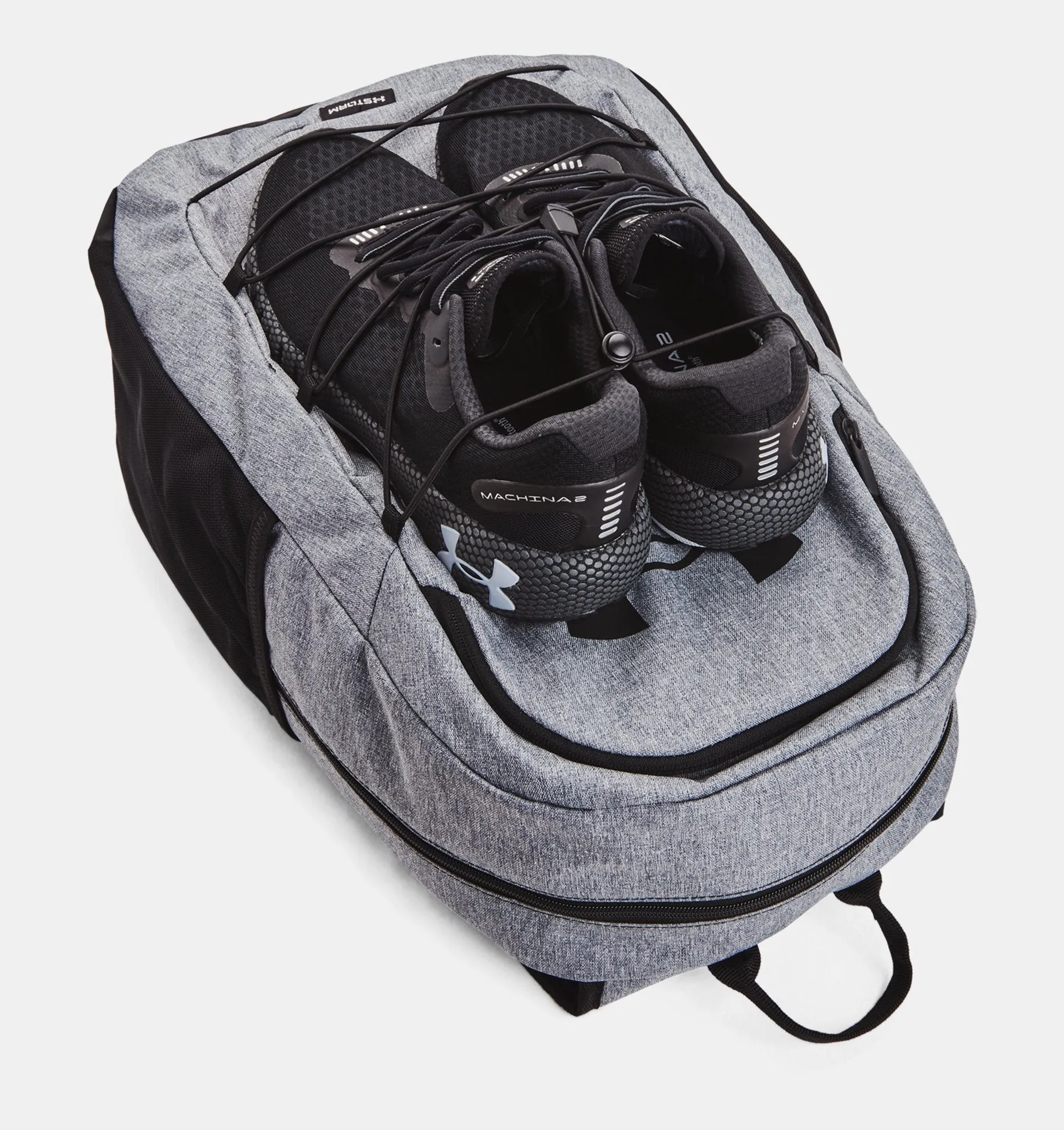 Under Armour UA Hustle Sport Backpack - Pitch Gray Medium Heather