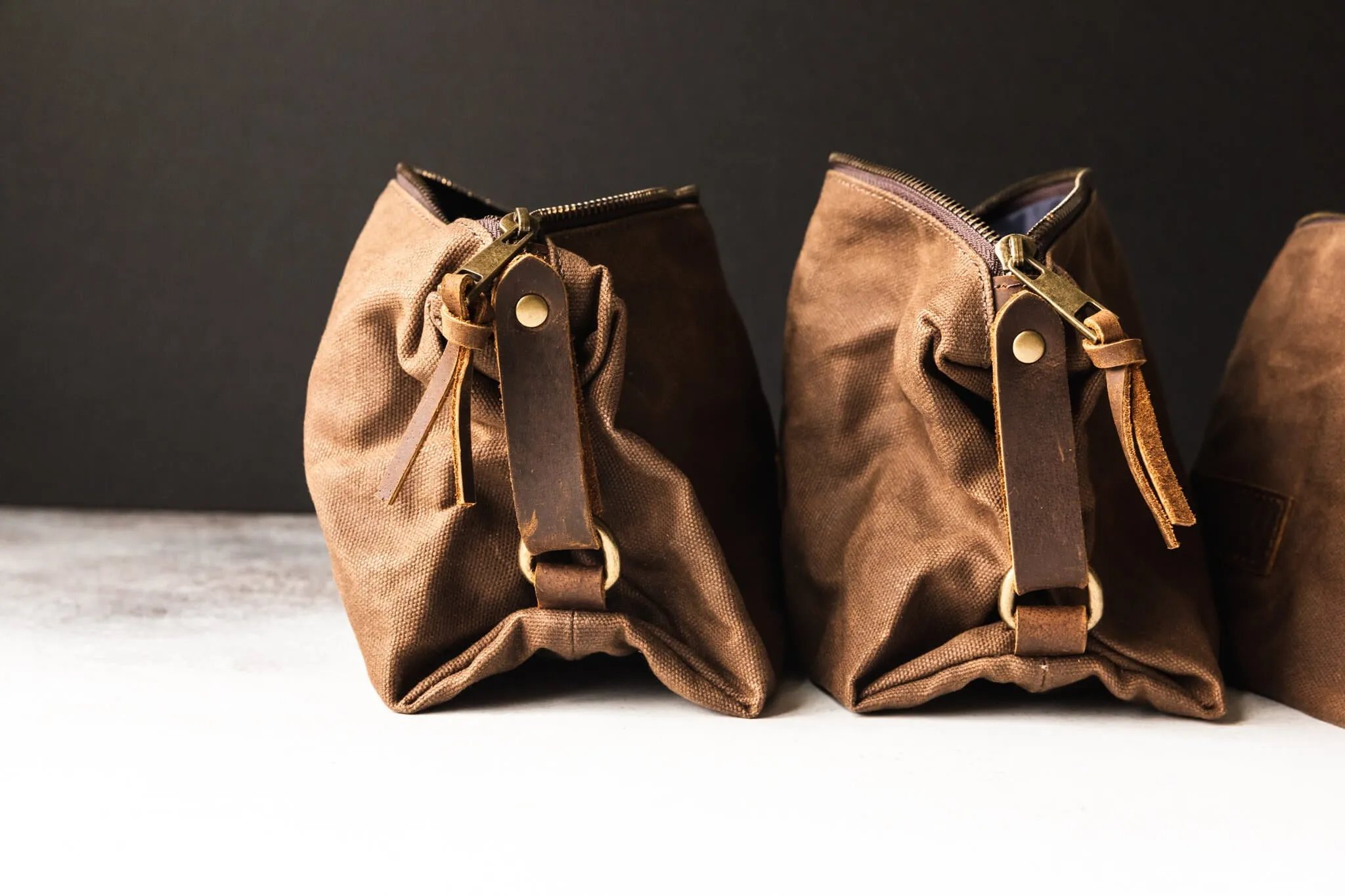 Waxed Canvas Toiletry Bag