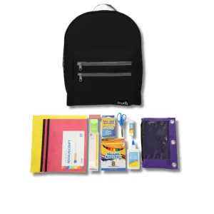 Wholesale PreK - Kindergarten Essentials Kit (49 Items per Kit) in 16" Classic Backpack