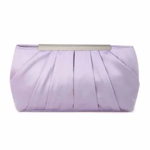 Women's Evening Bag Satin Clutch Wedding Bridal Purse Cocktail Party Prom Handbag