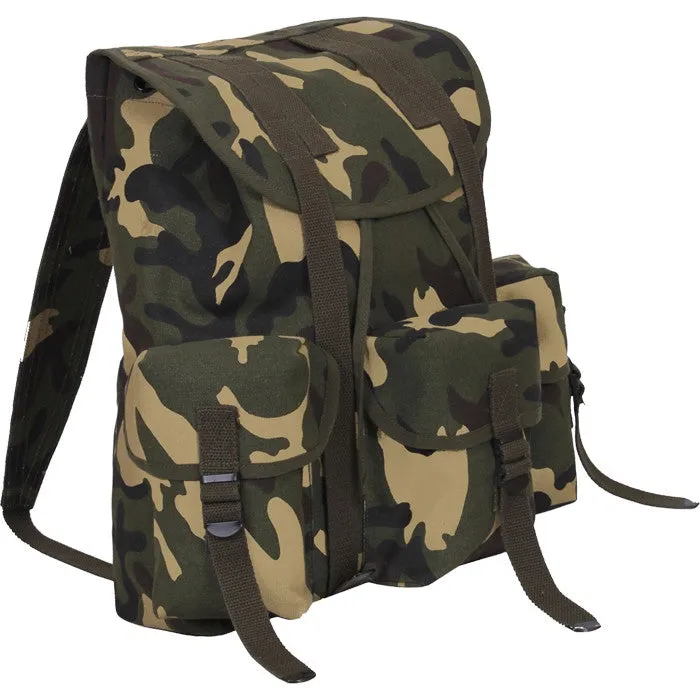 Woodland Camouflage - Army Style Mini ALICE Pack 13 in. x 16 in. x 7 in.